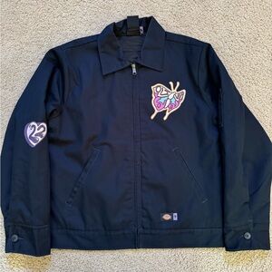 Olivia Rodrigo Sour Tour Navy Blue Dickies Work Jacket